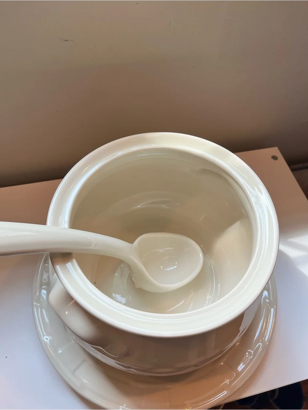 Longaberger Soup Tureen with Lid and Ladle